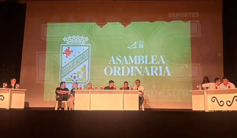 La asamblea de socios del club Oriente Petrolero se realizó el viernes por la noche. Crédito. RDC