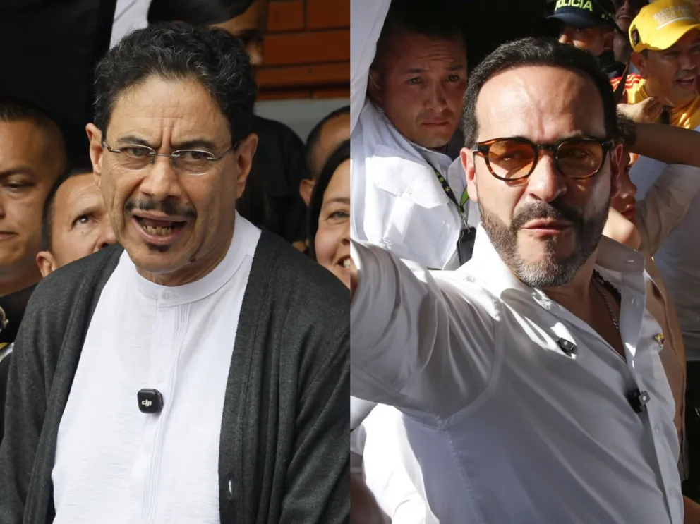 De la Espriella y Cepeda disputarán en segunda vuelta la Presidencia de Colombia el próximo 21 de junio tras ser los más votados en la primera ronda celebrada este domingo. Foto: EFE