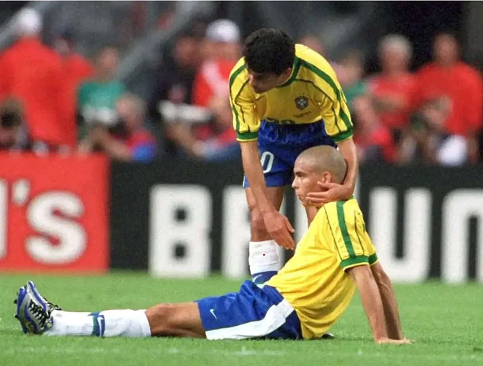 Ronaldo, a la conclusión de la final que Brasil perdió con los falos. Foto: MT