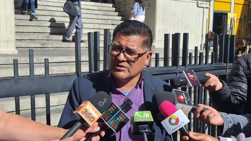 Edwin Fernández, presidente de la Confederación Nacional de la Micro y Pequeña Empresa de Bolivia. Foto: Visión 360 