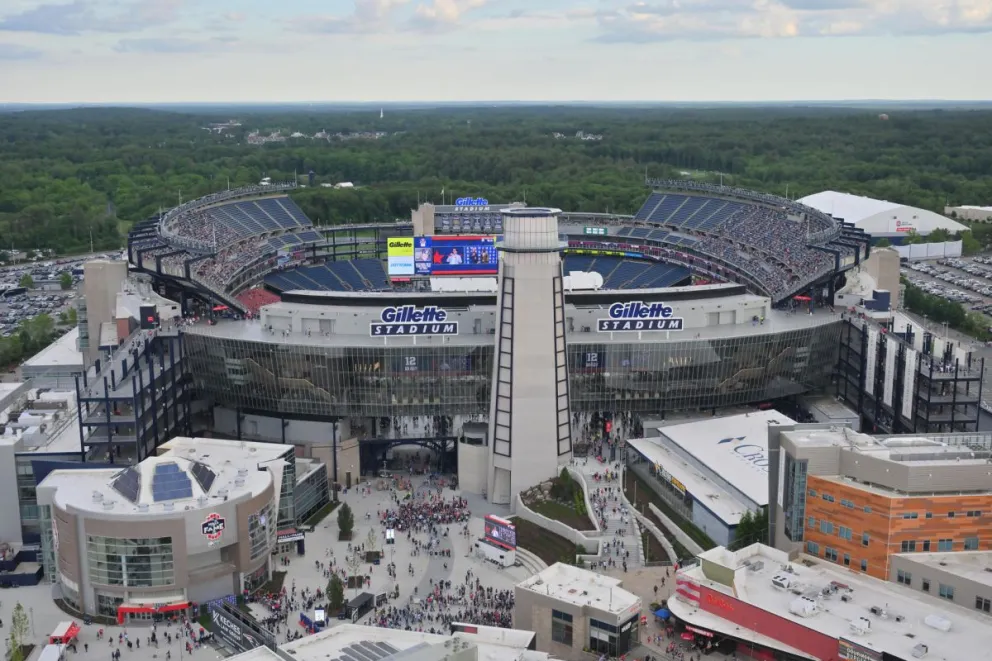 El estadio Gillette en Foxborough a unos 46 kilómetros al sur de Boston. Foto: EFE.
