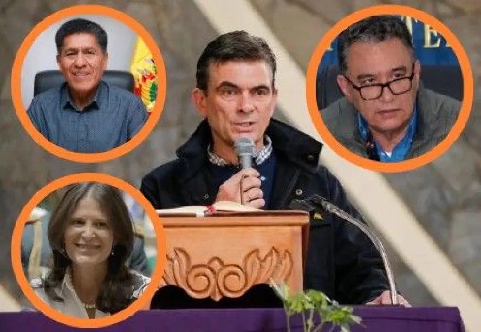 Tres ministros renunciaron en los 33 días de bloqueos.  Foto: Composición