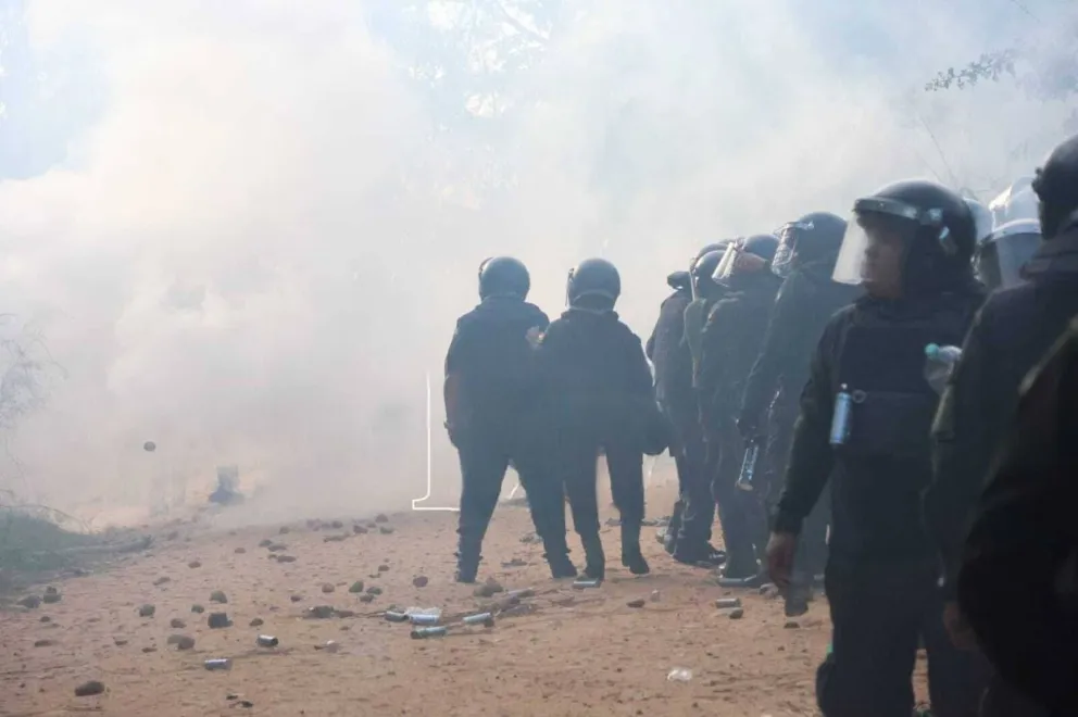 La Policía retoma el control del pozo petrolero en Santa Rosa del Sara. Foto: Panorama Informativo Trinidad