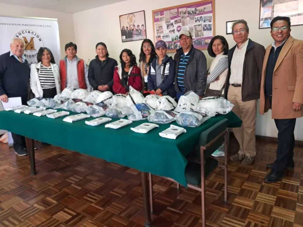 Los equipos donados.