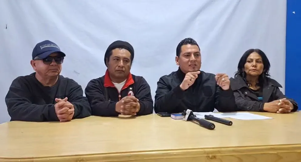 Christian Velasco, dirigente de Evo Pueblo. Foto: RKC