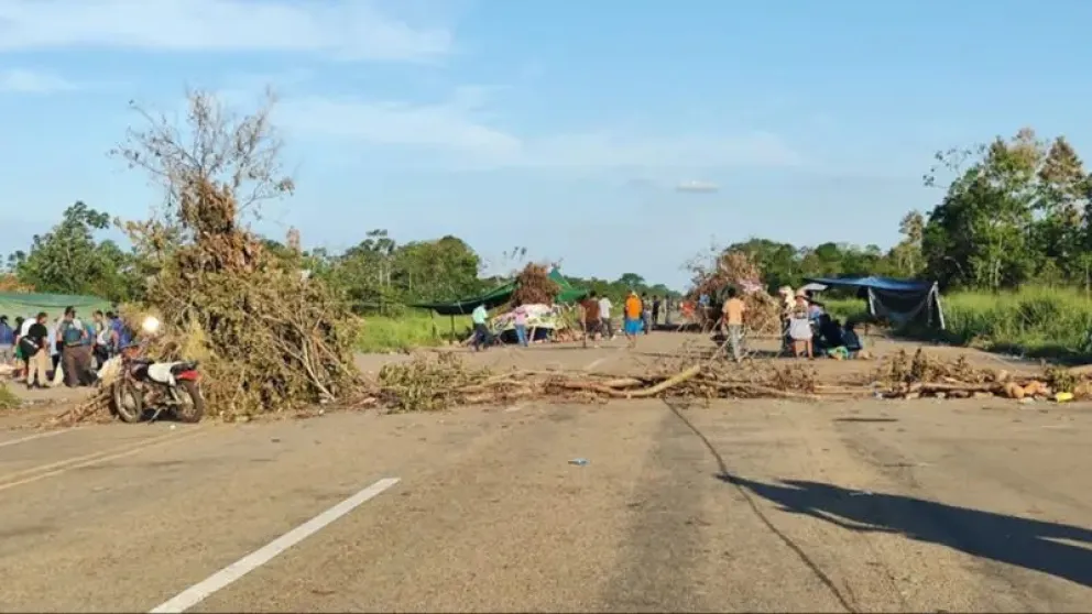 Bloqueos en el Chapare. Foto Red UNO