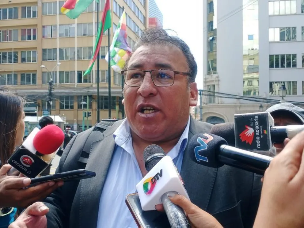 El dirigente de la Federación Chuaquiago Marka, Santos Escalante. Foto: RRSS