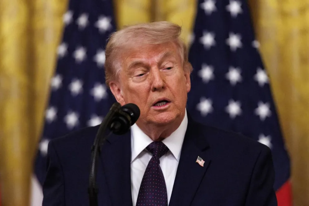 Imagen de archivo del presidente de Estados Unidos, Donald Trump. Foto: EFE
