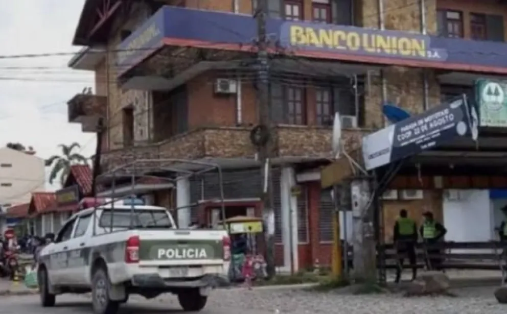 Agencia del Banco Unión en el Chapare. Foto archivo: RRSS