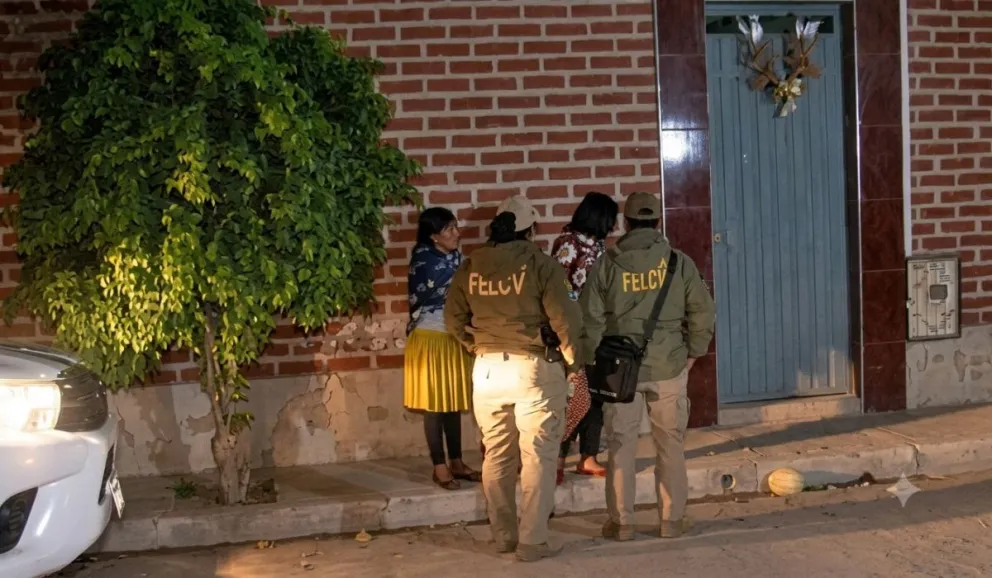 Personal de la FELCV inició con las investigaciones del caso. Foto: captura Unitel