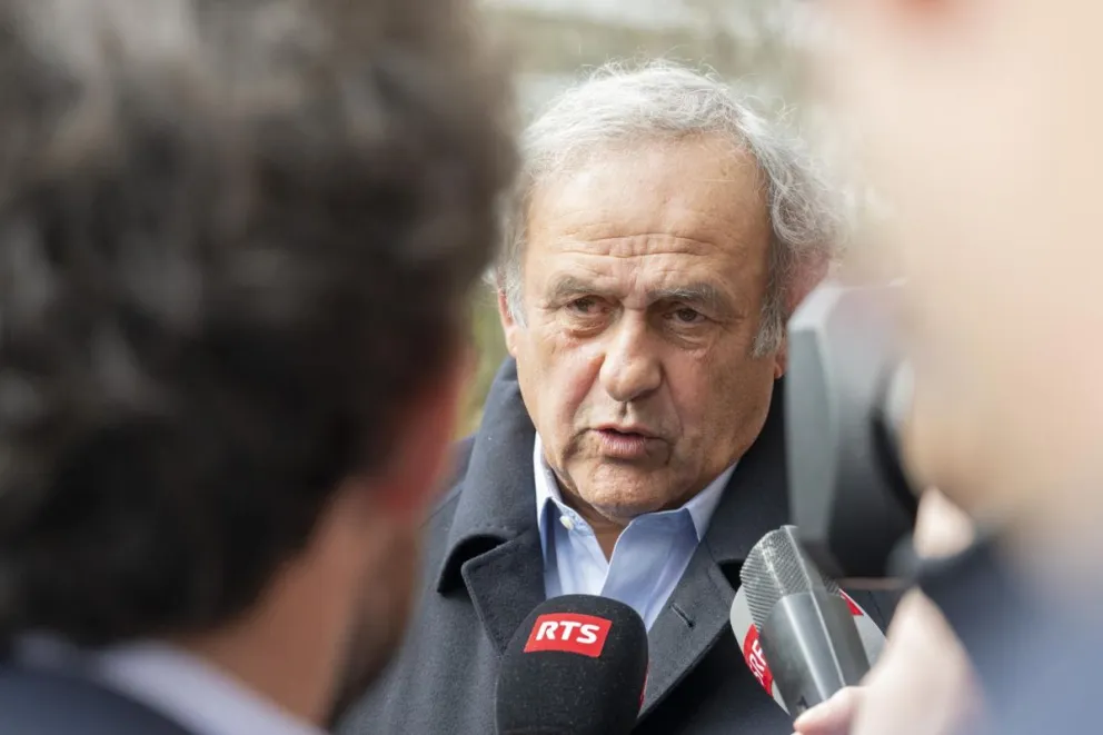 Platini durante una entrevista anterior. Foto: EFE.