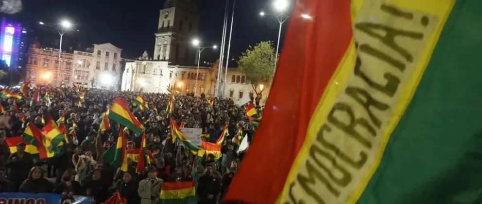 Este martes se realizó un cabildo en La Paz. Foto APG