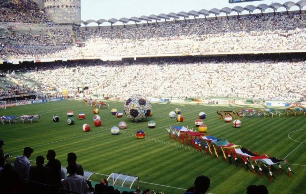 La inauguración del Mundial de Italia 1990, una de las mejores para los especialistas. Foto. FIFA