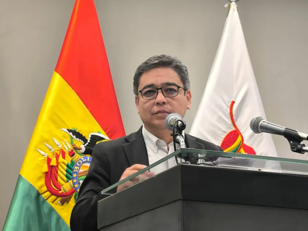 El vocero presidencial, José Luis Gálvez. Foto Aracely Rondón