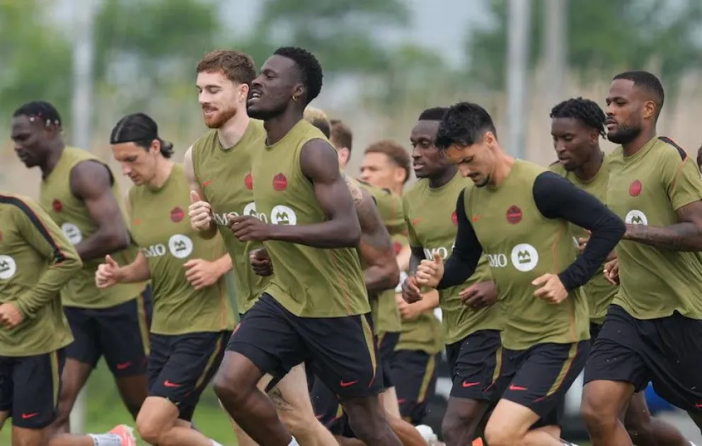 Entrenamiento de la selección canadiense en el estadio de Toronto. Foto: Radio-Canadá