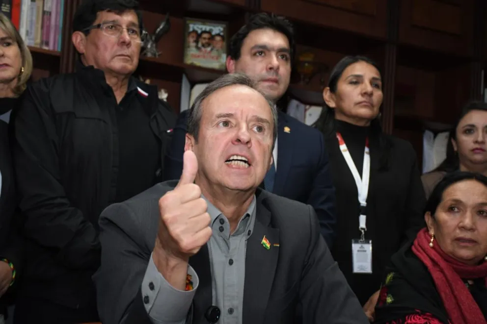 El expresidente Jorge Quiroga. Foto: APG