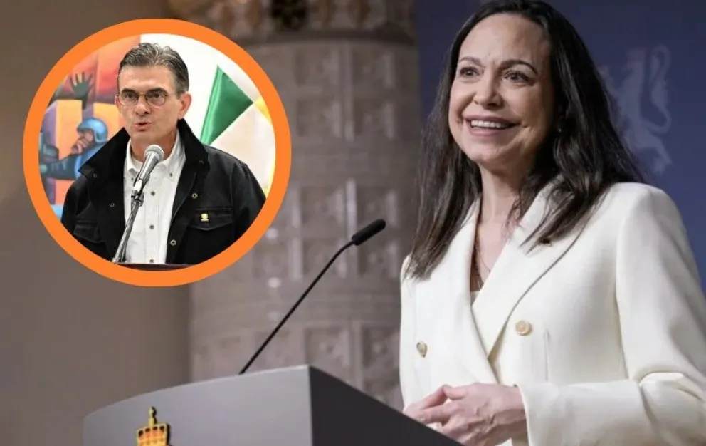 La líder opositora venezolana, María Corina Machado. Foto: Composición