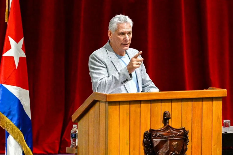 Fotografía de archivo del presidente de Cuba, Miguel Díaz-Canel, en La Habana. Foto: EFE