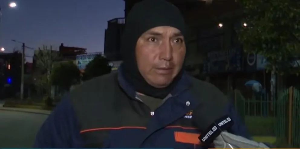 Freddy Uchani caminó más de dos días para pedir ayuda, pero se encontró con las puertas cerradas. Foto: Unitel