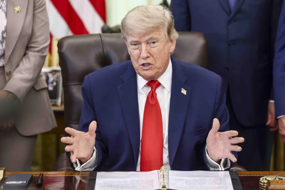 El presidente de EE.UU., Donald Trump. Foto: EFE