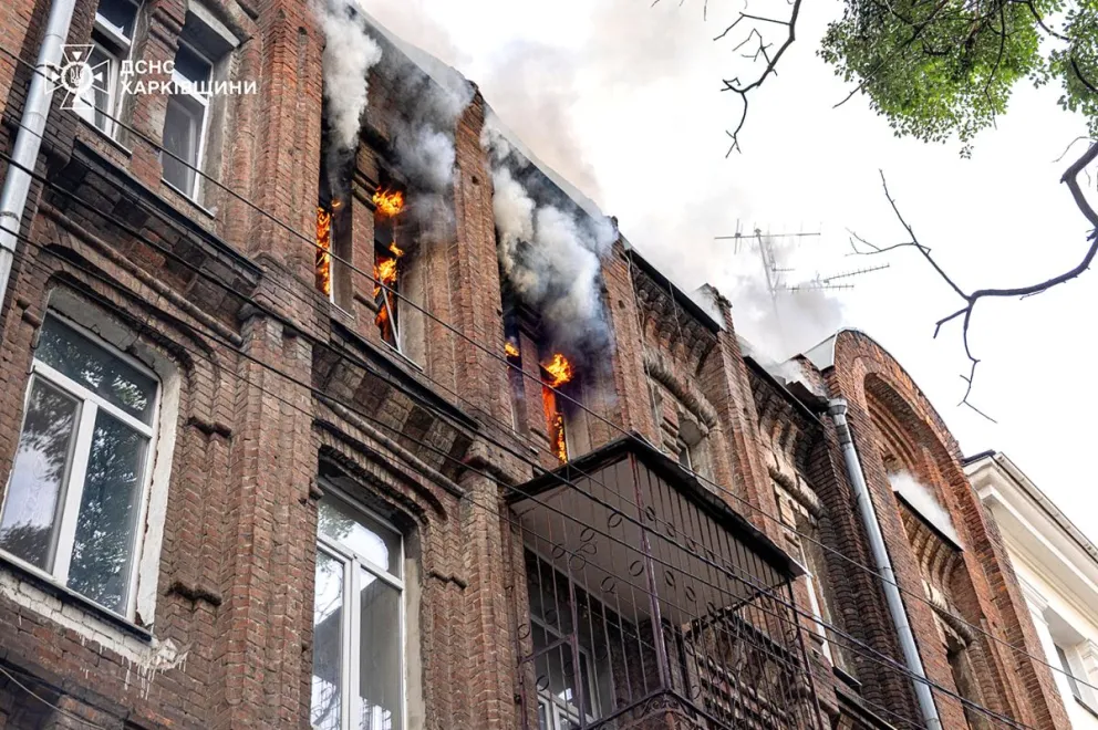 Foto de uno de los ataques rusos en suelo ucraniano en los últimos tres días. Foto: EFE
