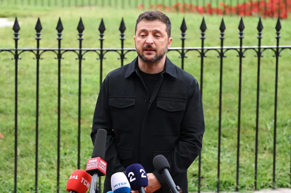 El presidente de Ucrania, Volodímir Zelenski. Foto: EFE