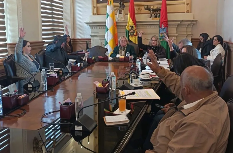 Sesión del Concejo Municipal realizada el 12 de junio. Foto: Concejo Municipal