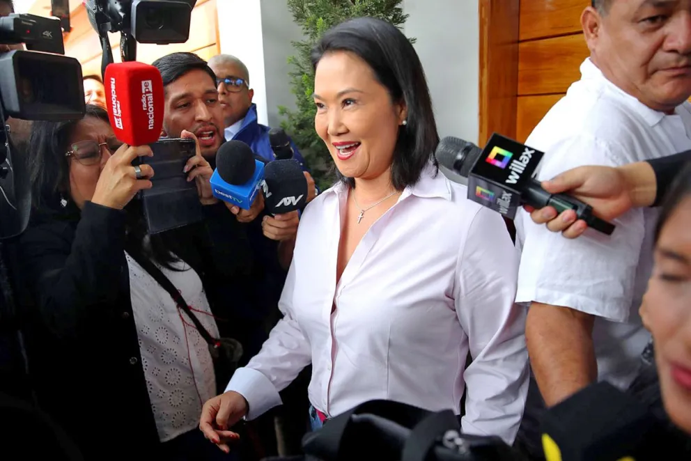 Foto de archivo de la candidata derechista a la Presidencia de Perú, Keiko Fujimori. Foto: EFE