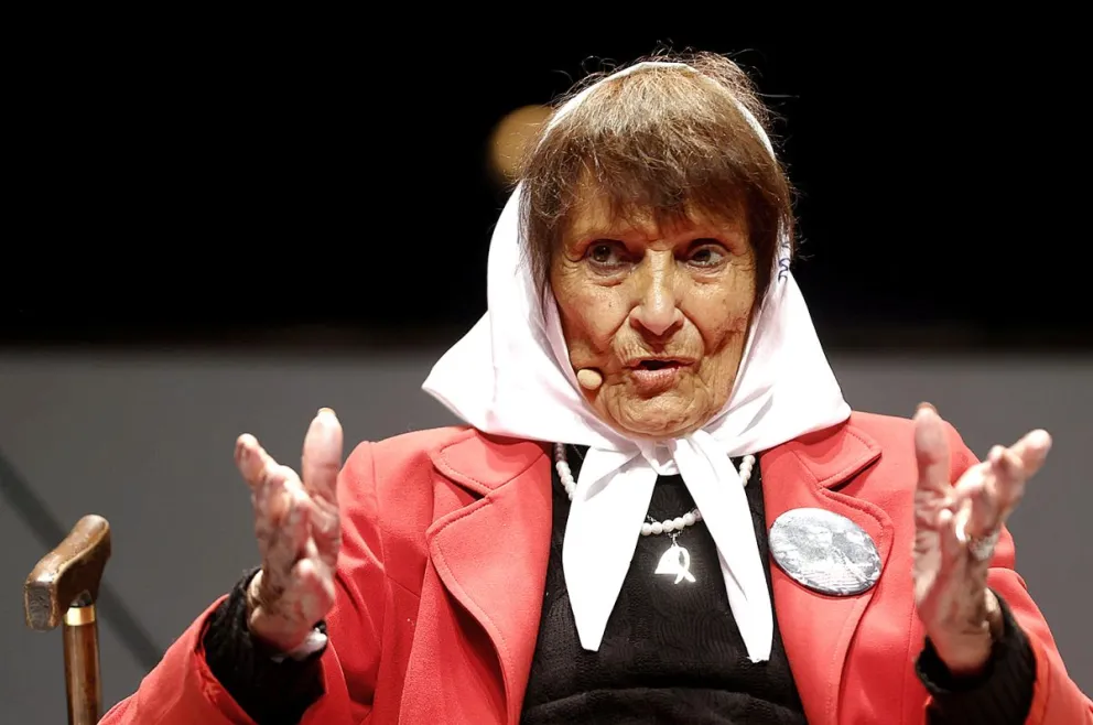 Foto de archivo de la integrante de las Madres de Plaza de Mayo Lidia Stella Mercedes Miy Uranga, más conocida como Taty Almeida. Foto: EFE