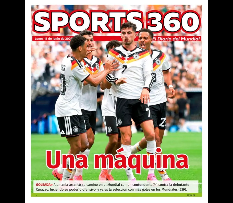 El festejo de los alemanes que golearon a su rival. Foto: FIFA