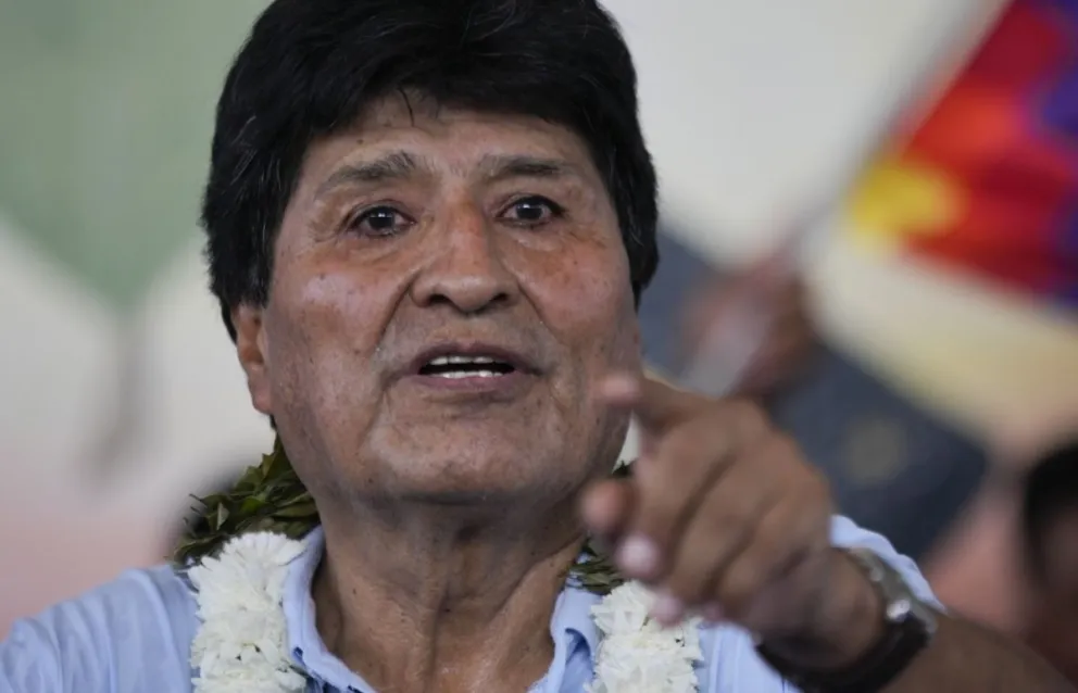 Evo Morales, expresidente del Estado. Foto La Voz de Tarija