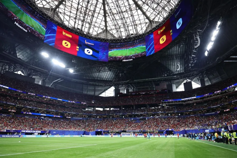 Vista general del Estadio Atlanta. Foto: EFE.
