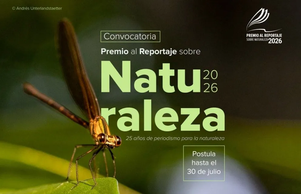 La convocatoria para el Premio al Reportaje sobre Naturaleza 2026.