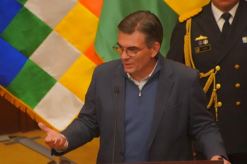 El presidente, Rodrigo Paz, participó en el inicio del diálogo con la COB. Foto APG
