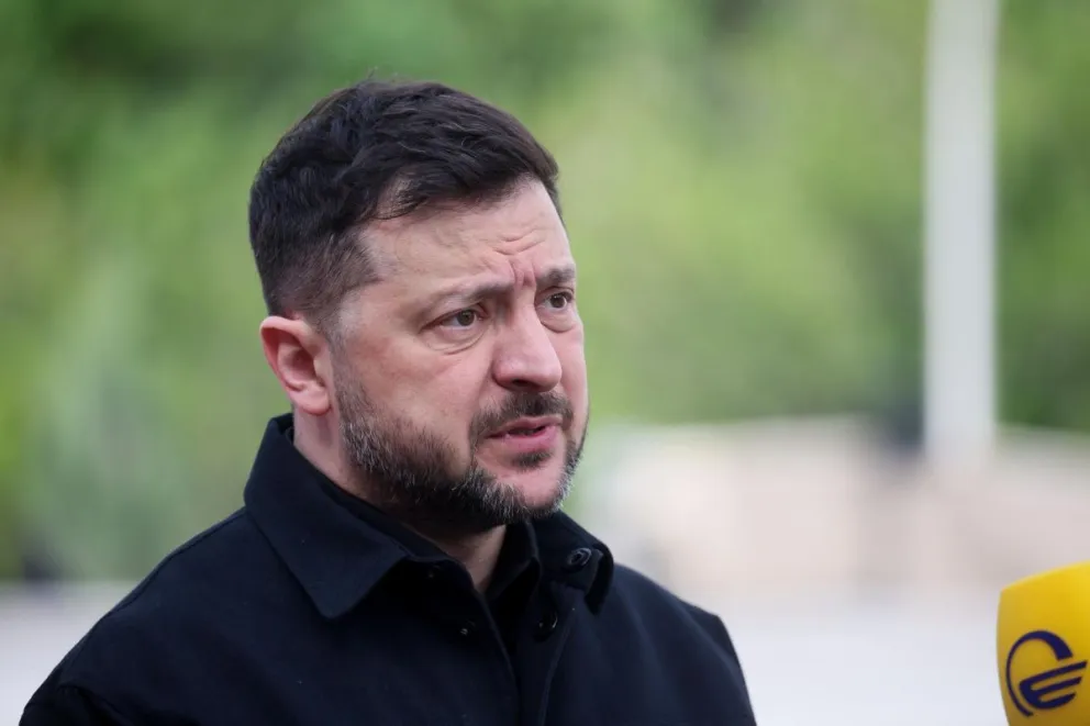 El presidente de Ucrania, Volodímir Zelenski, el pasado 4 de mayo. Foto: EFE 