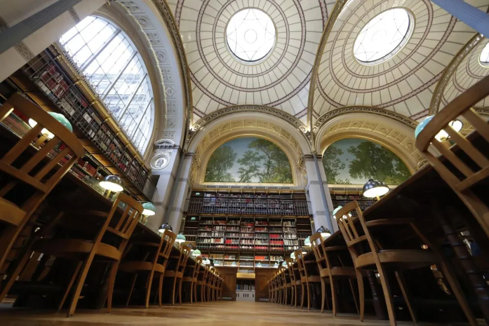 Archivo de una sala de la Biblioteca Nacional de Francia (BnF), en París. Foto: EFE