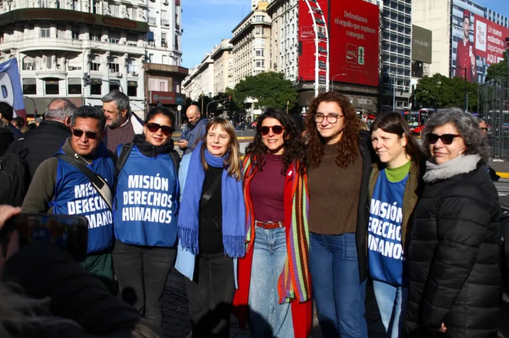 Parte de los integrantes de la misión. Foto: La Izquierda Diario 