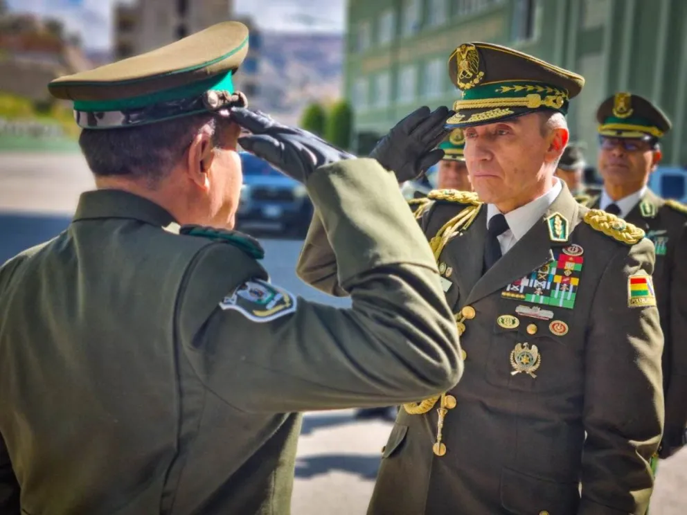 El comandante de la Policía, Mirko Sokol. Foto: Policía Boliviana 