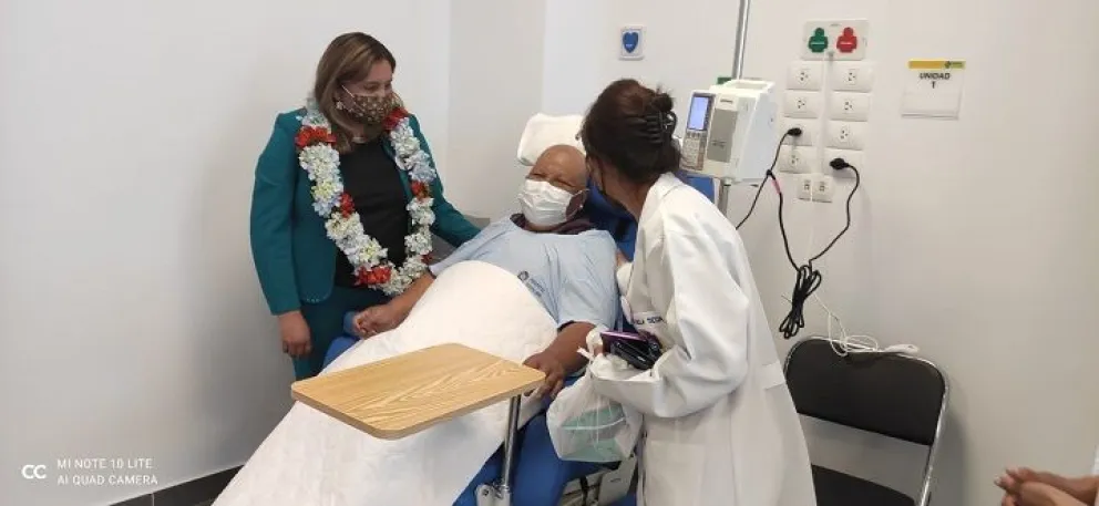 Los pacientes oncológicos sufren porque no pueden llegar a sus tratamientos médicos. Foto: Ministerio de Salud