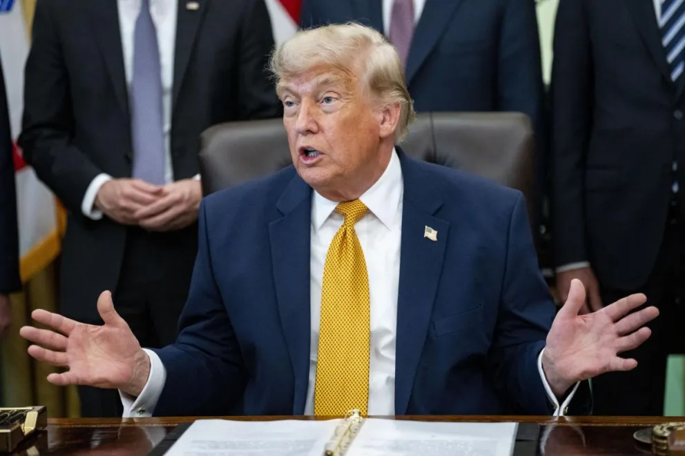 El presidente de Estados Unidos, Donald Trump. Foto: EFE