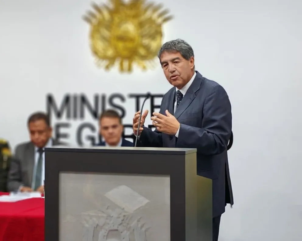 Hernán Paredes, viceministro de Régimen Interior. Foto: RRSS de ese despacho 