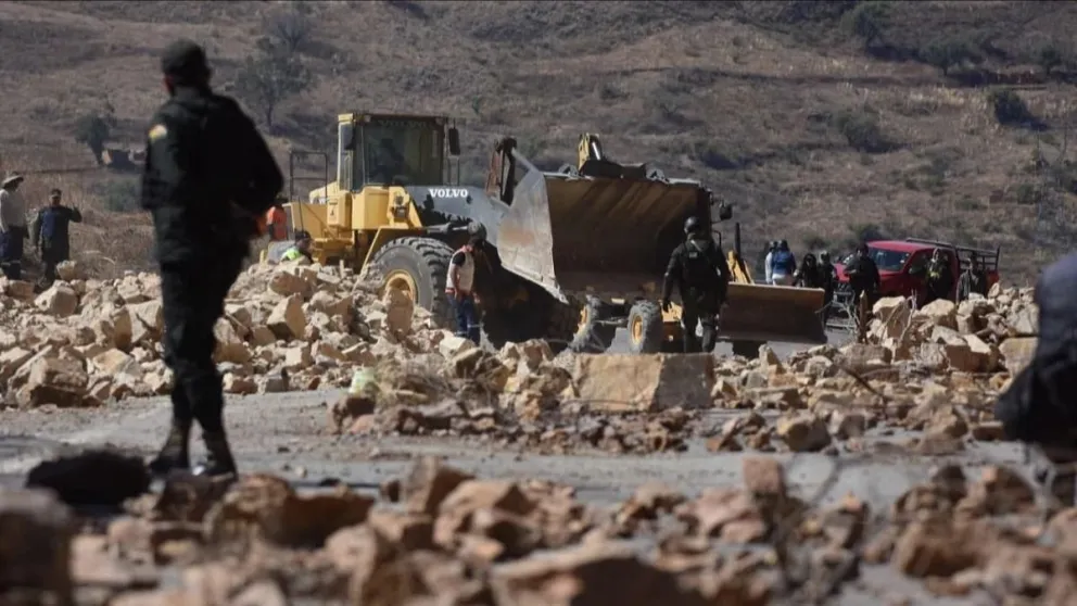 Los bloqueos de carreteras duraron por 53 días. Foto: APG 