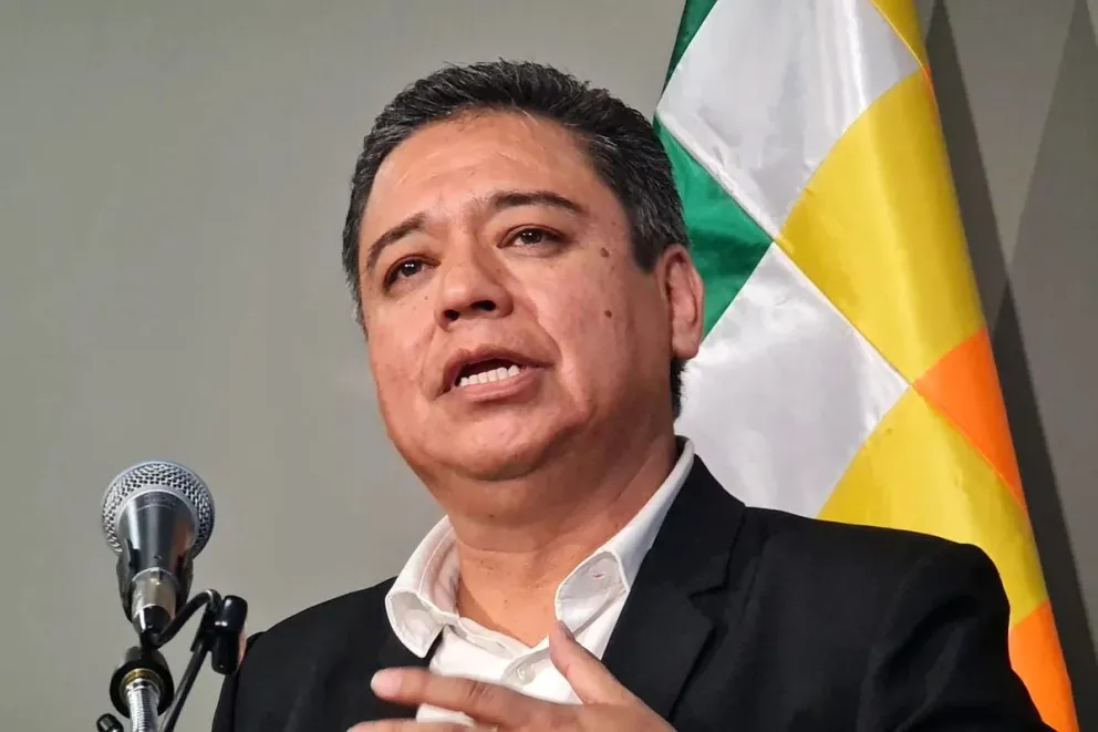 El vocero presidencial, José Luis Gálvez. Foto: ABI