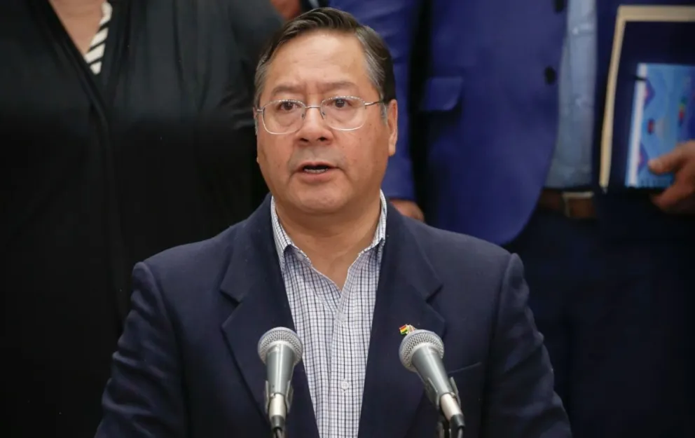 El expresidente Luis Arce. Foto Erbol