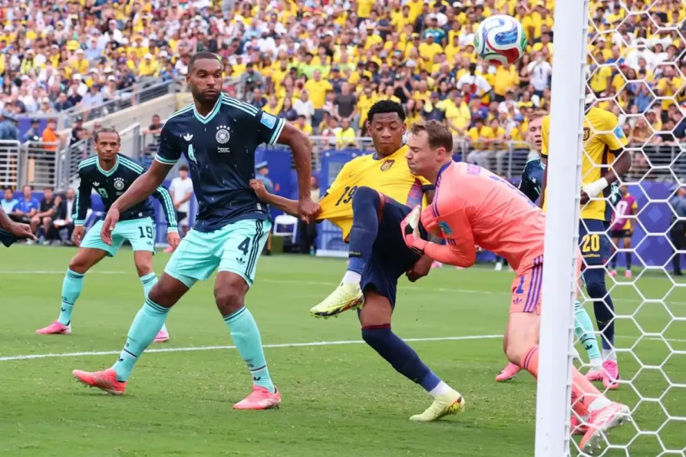 El gol de Plata que le dio el triunfo a Ecuador ante Alemania. Foto: QZ