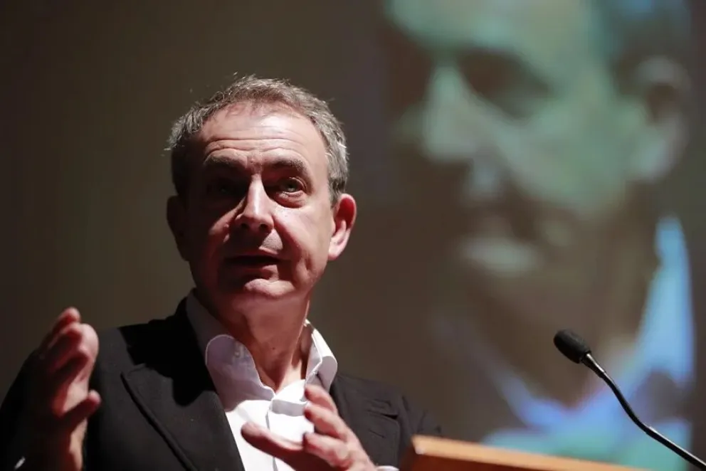 El expresidente español José Luis Rodríguez Zapatero. Foto: EFE 
