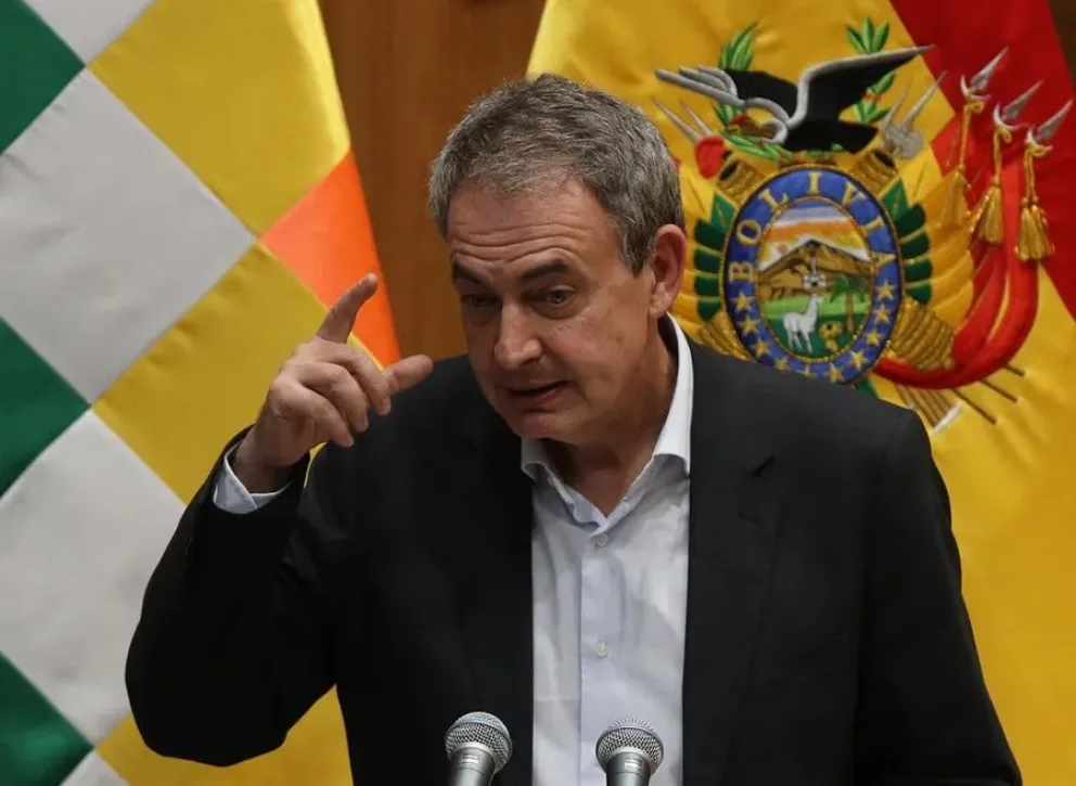El expresidente del Gobierno español José Luis Rodríguez Zapatero. Foto: EFE/ Martín Alipaz
