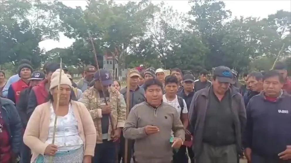 Cocaleros del Chapare justifican toma de retén antidroga El Castillo. Foto: Red Uno