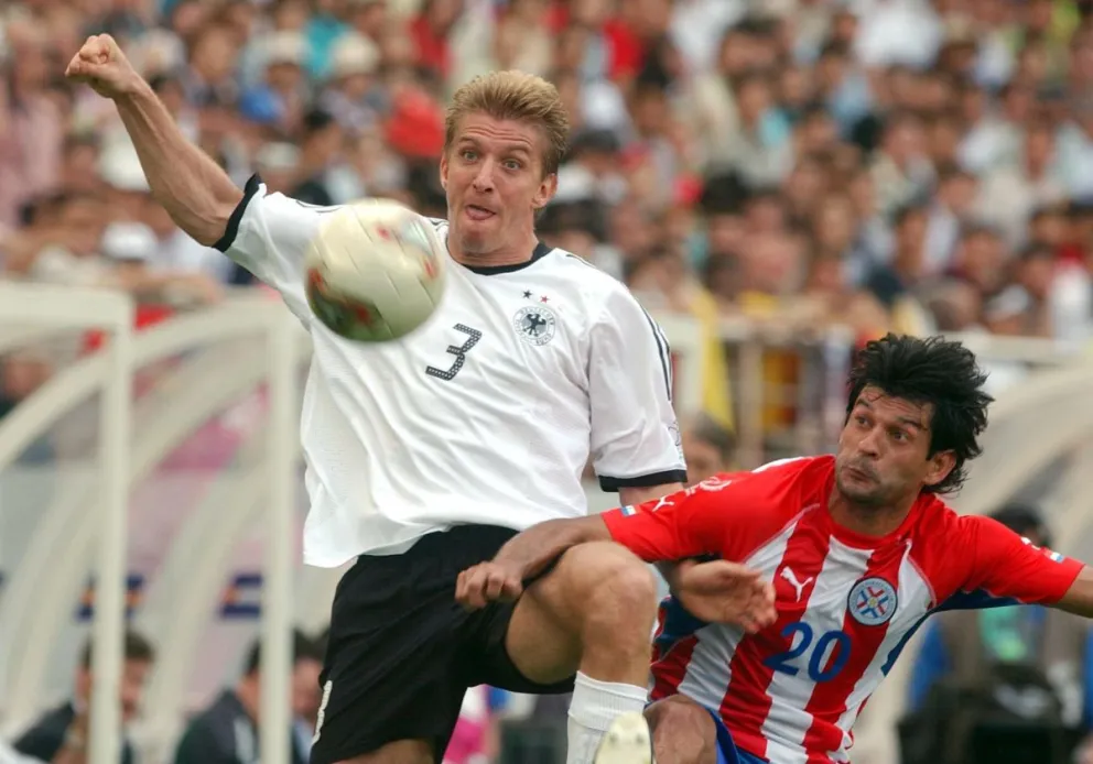 Incidencia del Alemania vs. Paraguay en 2002. Foto: EFE.
