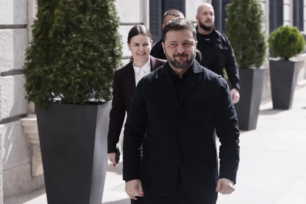 Imagen reciente del presidente de Ucrania, Vladímir Zelenski. Foto: EFE